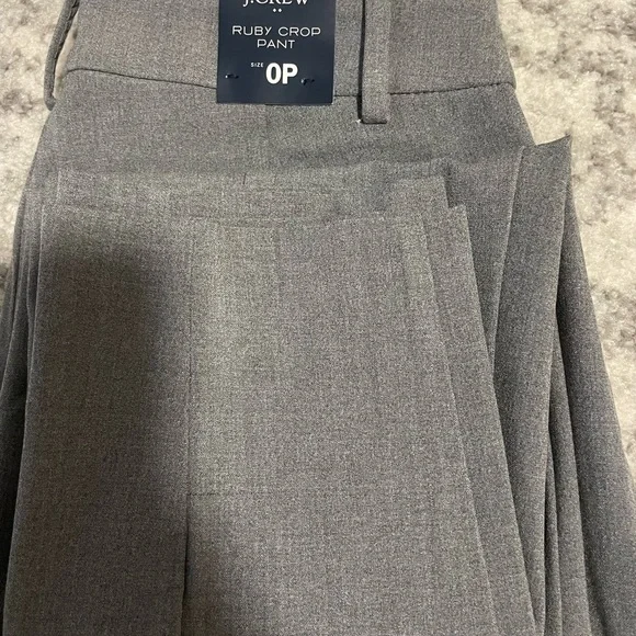 Slim cropped Ruby pant in stretch twill - GRAY - Picture 3 of 4